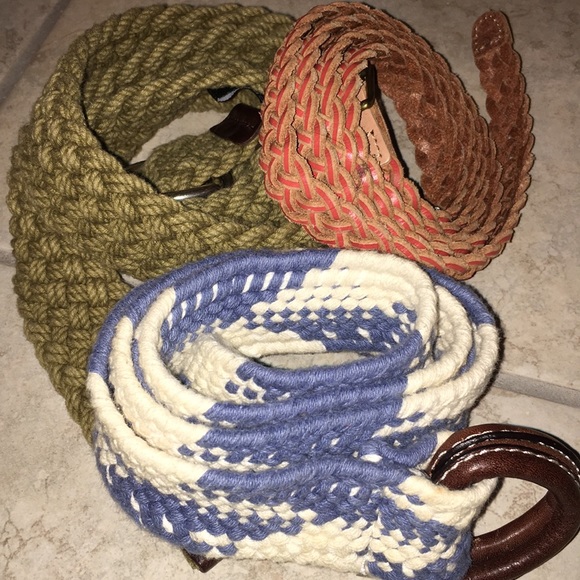 J. Crew Accessories - J. Crew Set of Three Belts J. Crew Accessories - J. Crew Set of Three Belts
